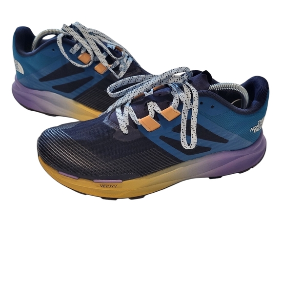 The North Face Vectiv Eminus womens blue trail running shoe size 8 NWOB - Picture 1 of 10